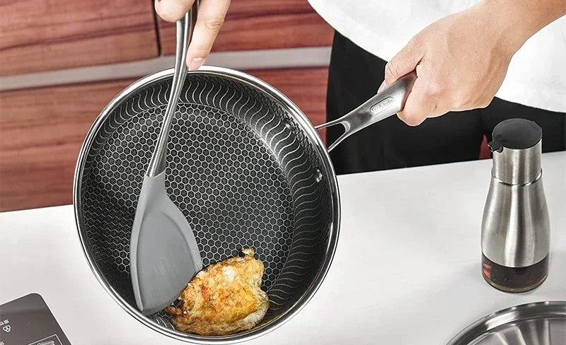POELE INOX INDUCTION | UltraPerform-28cm avec couvecle