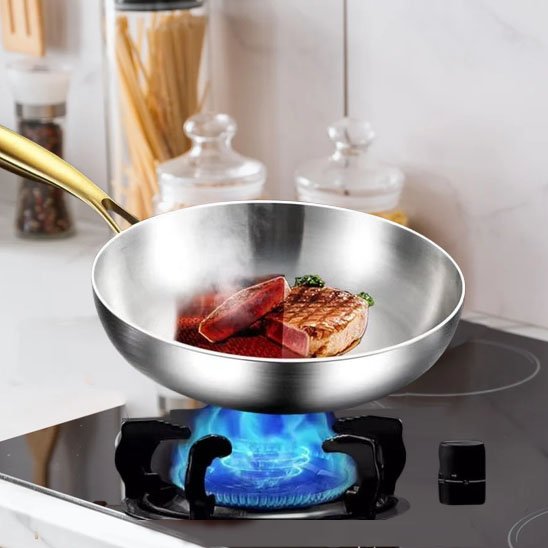 POELE inox | Professional Gold 28cm