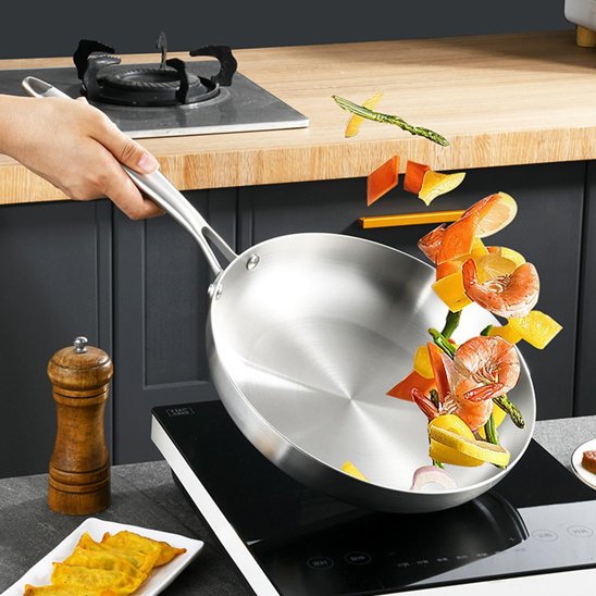 POELE en Inox | ChefParfait 28cm