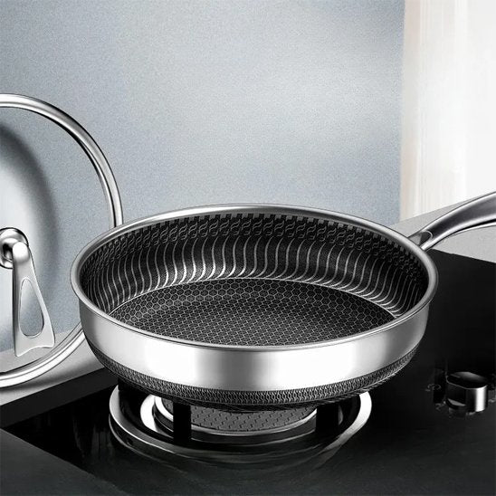 POELE INOX INDUCTION | UltraPerform-28cm avec couvecle