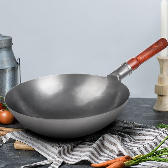 POELE WOK | Authentique-30cm sans couvercle