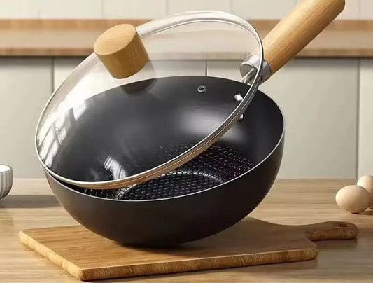 Wok | compact-Saveur Express-24cm avec couvercle