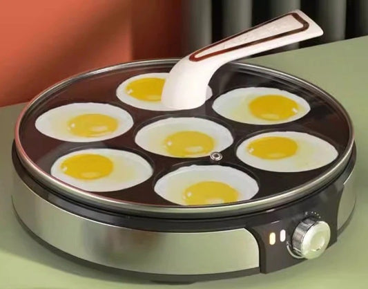 CREPIERE ELECTRIQUE | 7 Trous 30Cm avec couvercle-220V