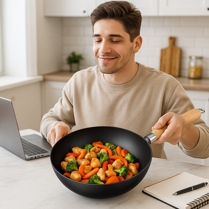 Wok | compact-Saveur Express-20cm sans couvercle