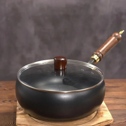 Wok | Cuisine authentique-28cm-couvercle en verre